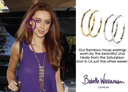 Una Healy LA Bamboo Hoop Earrings